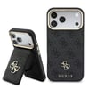 Apple iPhone 17 Pro Max Kılıf Guess Orjinal Lisanslı M-safe Şarj Özellikli 4G Büyük Metal Logolu Kartlıklı Kapak