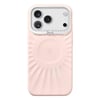 Apple iPhone 17 Pro Max Kılıf Kabartma Tasarımlı Metal Kamera Çerçeveli Pynana Starlight Serisi Kapak