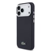 Apple iPhone 17 Pro Max Kılıf Lacoste Orjinal Lisanslı M-Safe Şarj Özellikli PVC Pike Desenli Arka Yüzey İkonik Timsah Dokuma Logolu Kapak