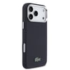 Apple iPhone 17 Pro Max Kılıf Lacoste Orjinal Lisanslı M-Safe Şarj Özellikli PVC Pike Desenli Arka Yüzey İkonik Timsah Dokuma Logolu Kapak