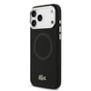 Apple iPhone 17 Pro Max Kılıf Lacoste Orjinal Lisanslı M-safe Şarj Özellikli İkonik Logolu Metal Kamera Çerçeveli Silikon Kapak