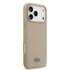 Apple iPhone 17 Pro Max Kılıf Lacoste Orjinal Lisanslı M-safe Şarj Özellikli PU Pike Desenli Metal Logolu Kartlıklı Kapak