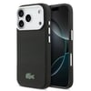 Apple iPhone 17 Pro Max Kılıf Lacoste Orjinal Lisanslı M-Safe Şarj Özellikli PVC Pike Desenli Arka Yüzey İkonik Timsah Dokuma Logolu Kapak