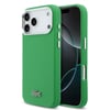 Apple iPhone 17 Pro Max Kılıf Lacoste Orjinal Lisanslı M-Safe Şarj Özellikli PVC Pike Desenli Arka Yüzey İkonik Timsah Dokuma Logolu Kapak