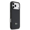 Apple iPhone 17 Pro Max Kılıf Lacoste Orjinal Lisanslı M-safe Şarj Özellikli PU Pike Desenli Metal Logolu Kartlıklı Kapak