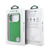 Apple iPhone 17 Pro Max Kılıf Lacoste Orjinal Lisanslı M-Safe Şarj Özellikli PVC Pike Desenli Arka Yüzey İkonik Timsah Dokuma Logolu Kapak