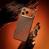 Apple iPhone 17 Pro Max Kılıf M-safe Şarj Özellikli Raptic Aramid Skin Serenity Serisi Karbon Kapak