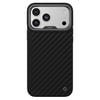 Apple iPhone 17 Pro Max Kılıf M-safe Şarj Özellikli O-Ring Kajsa Carbon Fiber Serisi Kapak