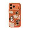 Apple iPhone 17 Pro Max Kılıf M-safe Şarj Özellikli 3D Baskılı Tasarım Mutural The Dog Serisi Kapak