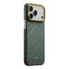 Apple iPhone 17 Pro Max Kılıf M-safe Şarj Özellikli Aramid Karbon Fiber Pitaka Breath of Veins Serisi Kapak