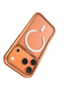 Apple iPhone 17 Pro Max Kılıf M-safe Şarj Özellikli Raptic Shield Classic Serisi Şeffaf Arka Yüzey C-Magnet Kapak