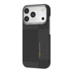 Apple iPhone 17 Pro Max Kılıf M-safe Şarj Özellikli 600D Metal Kamera Çerçeveli Raptic Aramid Fiber Geotik Serisi Kapak