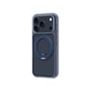 Apple iPhone 17 Pro Max Kılıf M-Safe Şarj Özellikli Airbag Tasarımlı Standlı AmazingThing Titan Pro MagSpin Kapak