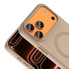Apple iPhone 17 Pro Max Kılıf M-safe Şarj Özellikli Metal Kamera Çerçeveli Airbag Tasarımlı Lenyes CK221 Sert PC Kapak
