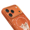 Apple iPhone 17 Pro Max Kılıf M-safe Şarj Özellikli 3D Baskılı Tasarım Mutural The Cat Serisi Kapak