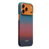 Apple iPhone 17 Pro Max Kılıf M-safe Şarj Özellikli Aramid Karbon Fiber Pitaka Sunset 2.0 California Dream Serisi Kapak