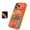 Apple iPhone 17 Pro Max Kılıf M-safe Şarj Özellikli 3D Baskılı Tasarım Mutural Graffiti Serisi Kapak