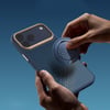 Apple iPhone 17 Pro Max Kılıf M-safe Şarj Özellikli Raptic Aramid Dual Serenity Serisi Karbon Kapak