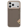 Apple iPhone 17 Pro Max Kılıf M-safe Şarj Özellikli O-Ring Metal Kamera Çerçeveli Kajsa Matrix Collection Kapak