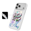 Apple iPhone 17 Pro Max Kılıf M-safe Şarj Özellikli 3D Baskılı Tasarım Mutural Graffiti Serisi Kapak