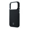 Apple iPhone 17 Pro Max Kılıf Mercedes Benz Orjinal Lisanslı M-safe Şarj Özellikli 3D Metal Logolu Wrap Wood Deri Kapak