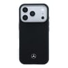 Apple iPhone 17 Pro Max Kılıf Mercedes Benz Orjinal Lisanslı M-safe Şarj Özellikli 3D Metal Logolu Wrap Wood Deri Kapak