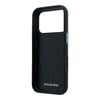 Apple iPhone 17 Pro Max Kılıf Mercedes Benz Orjinal Lisanslı M-safe Şarj Özellikli 3D Metal Logolu Wrap Wood Deri Kapak