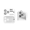 Apple iPhone 17 Pro Max Zore CL-22 Parmak İzi Bırakmayan Anti-Reflective 2in1 Kamera Lens Koruyucu