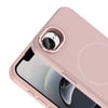 Apple iPhone 17E Kılıf M-Safe Şarj Özellikli Metal Kamera Çerçeveli Zore Edi Silikon Kapak