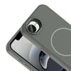 Apple iPhone 17E Kılıf M-Safe Şarj Özellikli Metal Kamera Çerçeveli Zore Edi Silikon Kapak