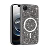 Apple iPhone 17E Kılıf Pırlanta Tasarımlı M-safe Şarj Özellikli Zore Mozaik Silikon Kapak