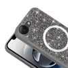 Apple iPhone 17E Kılıf Pırlanta Tasarımlı M-safe Şarj Özellikli Zore Mozaik Silikon Kapak