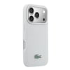Apple iPhone 18 Pro Kılıf Lacoste Orjinal Lisanslı M-safe Şarj Özellikli PU Pike Desenli Metal Logolu Kapak