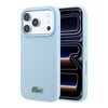Apple iPhone 18 Pro Kılıf Lacoste Orjinal Lisanslı M-safe Şarj Özellikli PU Pike Desenli Metal Logolu Kapak