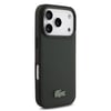 Apple iPhone 18 Pro Kılıf Lacoste Orjinal Lisanslı M-safe Şarj Özellikli PU Pike Desenli Metal Logolu Kapak