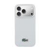 Apple iPhone 18 Pro Kılıf Lacoste Orjinal Lisanslı M-safe Şarj Özellikli PU Pike Desenli Metal Logolu Kapak