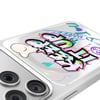 Apple iPhone 18 Pro Kılıf M-safe Şarj Özellikli 3D Baskılı Tasarım Mutural Graffiti Serisi Kapak