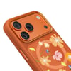 Apple iPhone 18 Pro Kılıf M-safe Şarj Özellikli Çiçek Tasarımlı Mutural Flower Serisi Kapak
