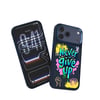 Apple iPhone 18 Pro Kılıf M-safe Şarj Özellikli 3D Baskılı Tasarım Mutural Graffiti Serisi Kapak