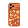 Apple iPhone 18 Pro Kılıf M-safe Şarj Özellikli Çiçek Tasarımlı Mutural Flower Serisi Kapak