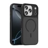 Apple iPhone 18 Pro Kılıf Mat Arka Yüzey Wireless Şarj Özellikli Zore Flet M-safe Kapak