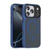 Apple iPhone 18 Pro Kılıf Mat Arka Yüzey Wireless Şarj Özellikli Zore Flet M-safe Kapak
