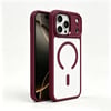 Apple iPhone 18 Pro Kılıf Wireless Şarj Özellikli Zore Krom M-safe Silikon Kapak
