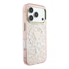 Apple iPhone 18 Pro Max Kılıf Guess Orjinal Lisanslı M-safe Şarj Özellikli Üçgen Logolu Simli Leopar Desenli Kapak
