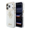 Apple iPhone 18 Pro Max Kılıf Guess Orjinal Lisanslı Yazı ve 4G Büyük Metal Logolu Silikon Kapak
