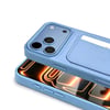 Apple iPhone 18 Pro Max Kılıf Kartlıklı Zore X-Kart Silikon Kapak