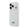 Apple iPhone 18 Pro Max Kılıf Lacoste Orjinal Lisanslı M-safe Şarj Özellikli PU Pike Desenli Metal Logolu Kapak