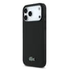 Apple iPhone 18 Pro Max Kılıf Lacoste Orjinal Lisanslı M-safe Şarj Özellikli PU Pike Desenli Metal Logolu Kapak