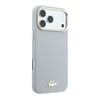 Apple iPhone 18 Pro Max Kılıf Lacoste Orjinal Lisanslı M-Safe Şarj Özellikli PVC Yarı Pike Desenli Arka Yüzey İkonik Timsah Dokuma Logolu Kapak