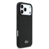 Apple iPhone 18 Pro Max Kılıf Lacoste Orjinal Lisanslı M-safe Şarj Özellikli PU Pike Desenli Metal Logolu Kapak